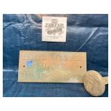 HIGH WATER MARK JUNE 1972 Sign