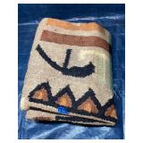 Heavy vintage native American style blanket