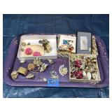 Lot of vintage costume jewelry