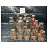 Vintage Milk Bottles