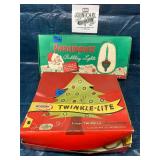 Vintage Christmas Lights & ornaments