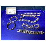 Lot of vintage costume jewelry