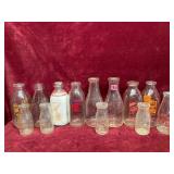 Lot of Milk Bottles