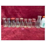 Lot of Milk Bottles