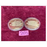 Replica U.S. Twenty Dollar Coins