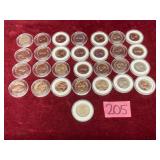 U.S Five Cent and A Canadian Five Cent Coin