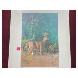 Ned Smith "Goldenrod Buck" Print