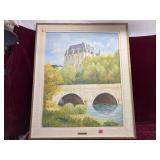 Painting in the Style of Chateau Raoul Chateauroux