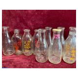 Lot of Milk Bottles