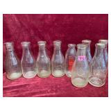 Lot of Milk Bottles