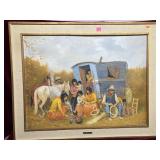 Painting Style of Gypsies Coupos