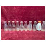 Lot of Milk Bottles