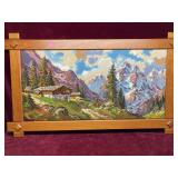 Vintage Needlepoint Picture