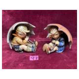 Porcelain Figurines Style of W. Grebel