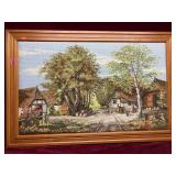 Vintage Needlepoint Picture