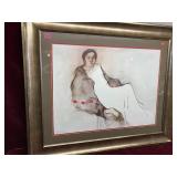 Style of Lithograph Print by R.C. Gorman