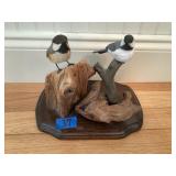 Driftwood style artwork with birds