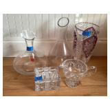 Lot of crystal & other glassware