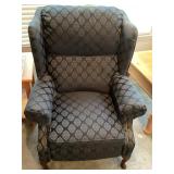 Upholstered Blue chair