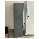 Metal filing cabinet