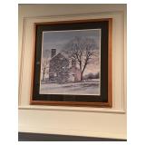 Framed farmhouse print