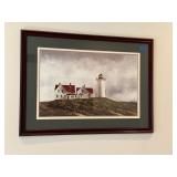 Framed Lighthouse Print