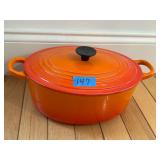 LE CREUSET baking dish with lid