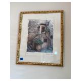 Pair of framed signed prints