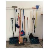 Lot of Long Handled Tools