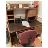 Office desk and chair