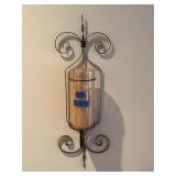 Pair of wall mounted candleholders