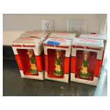 Six bobble head figures