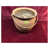 Antique Cast Iron Bean Pot
