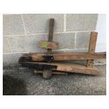 Antique Wooden Clamp