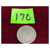 1845 One Cent