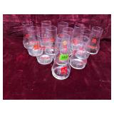 Vintage 7UP Glasses 1970