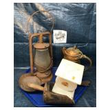 Antique Lantern, pitcher & more