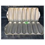 Vintage cast aluminum cornbread pans