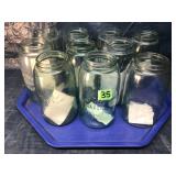 Lot of Antique Mason Jars