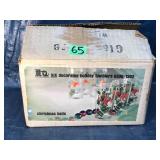 6 vintage holiday decorated tumblers