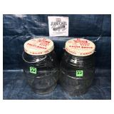 Wellons Vintage 1 Cent Candy Jars