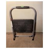 Small folding step stool
