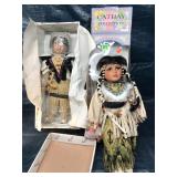 Pair of Native American Dolls