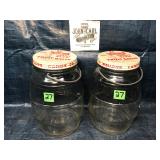 Wellons Vintage 1 Cent Candy Jars