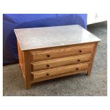 3 drawer wooden coffee table