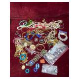 Various Costume Jewelry, Some Sterling