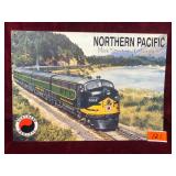 Metal Norethern Pacific Train Sign