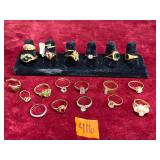 Various Rings, Some Gold