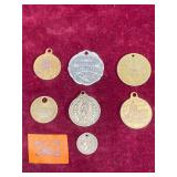 Various Vintage Medallions, Advertising etc