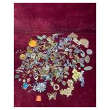 Lot of Various Costume Broaches